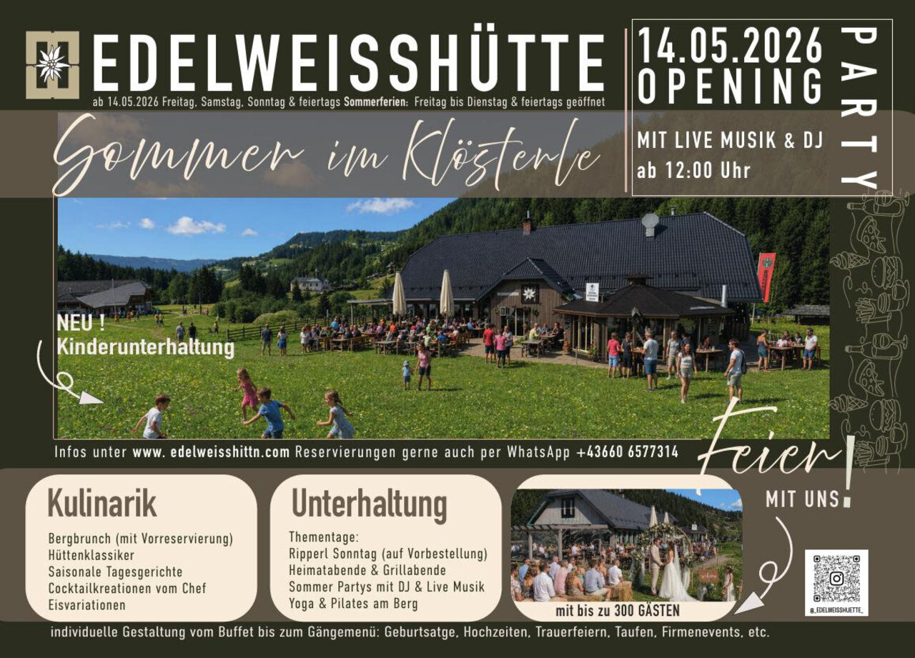Sommeröffnungszeiten 2026